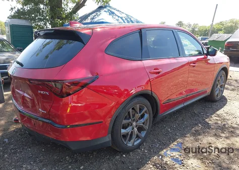 2022 Acura Mdx A-Spec Package из США, поврежденный, VIN 5J8YE1H0XNL016373